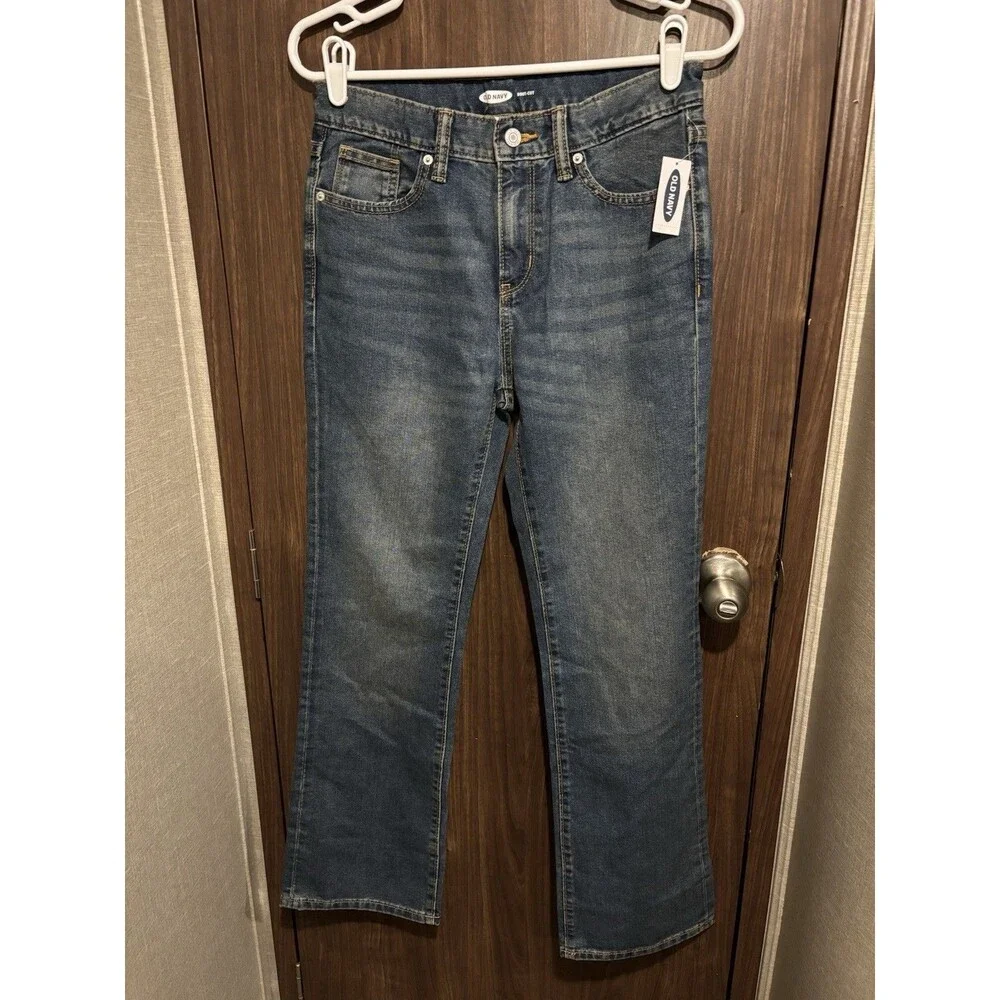 Old Navy Bootcut Jeans Boys Size 14 Distressed NWT